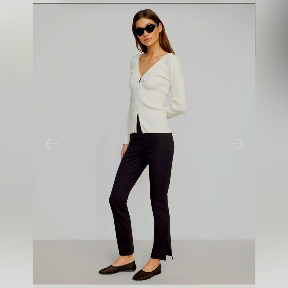 NWOT Modern‎ Citizen Devi Side Split Stretch Pant in Black Size Medium